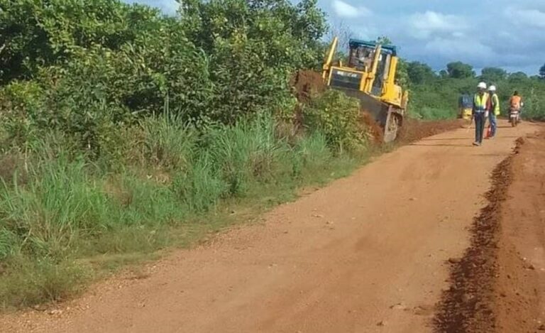 les trvaux de bituamage de la route N'golodougou-Booko ont démarré, samedi 17 aout 2024